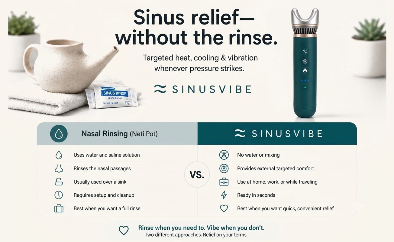 Sinus relief — without the rinse.